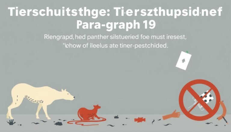 Tierschutzgesetz §19: Bußgeldvorschriften erklärt