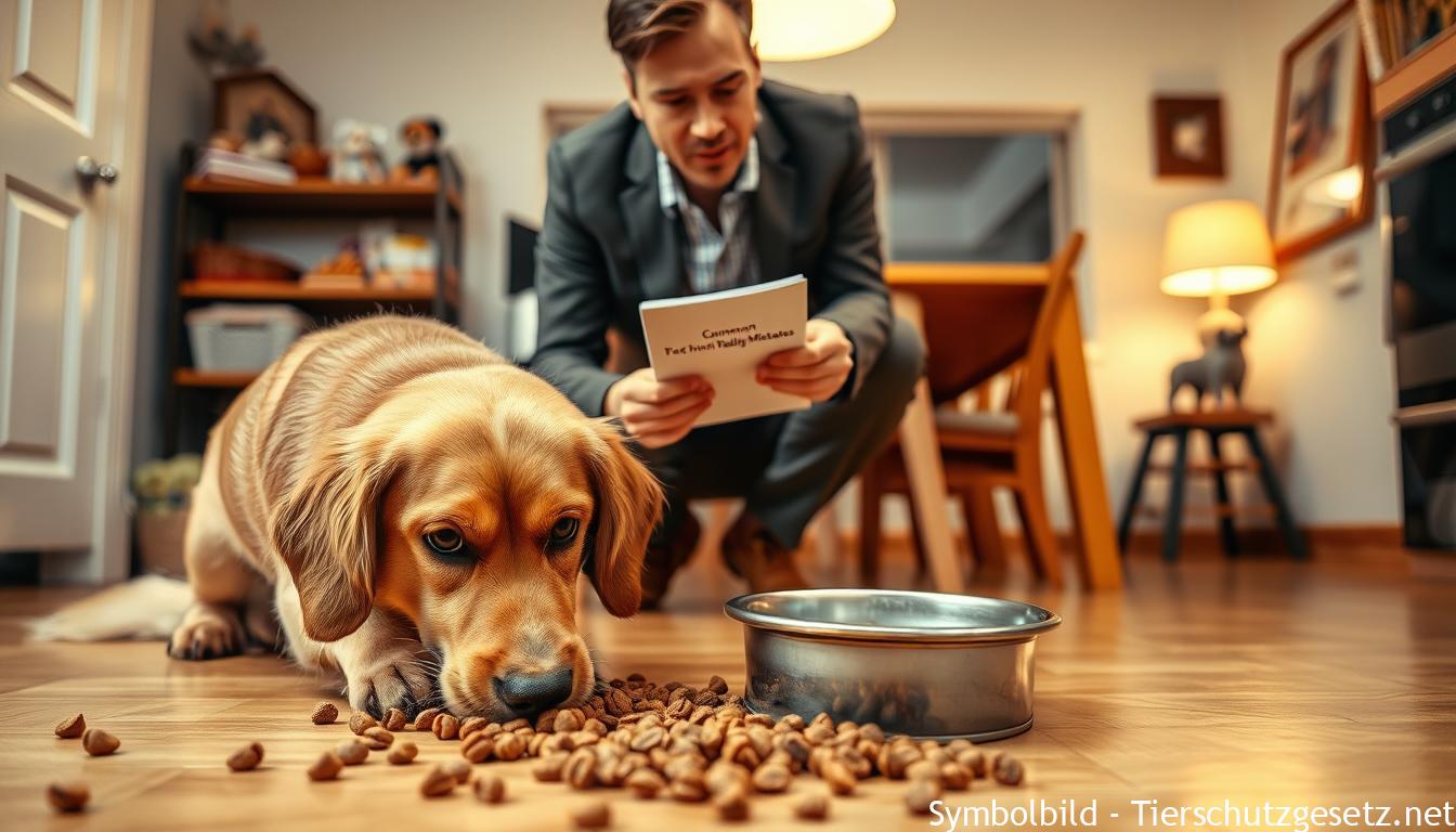 Fehler bei der Hundefütterung